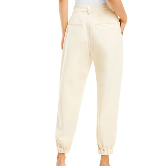 $55 NWT JOIE Clive Deep Pocket High Rise Cropped Jeans in Bleached Stone SZ 8 - Picture 2 of 2